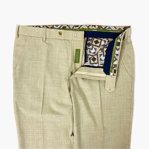 MEYER Designer Linen & Wool Trousers | 38